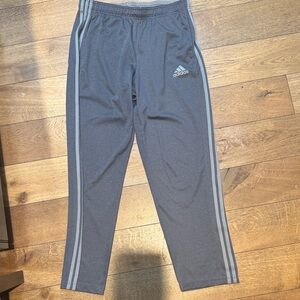 Adidas Wonens Charcoal Joggers with Stripes